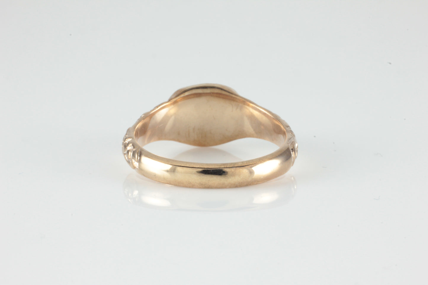 'Nida' Georgian style Oval Star Ruby Cabochon Ring