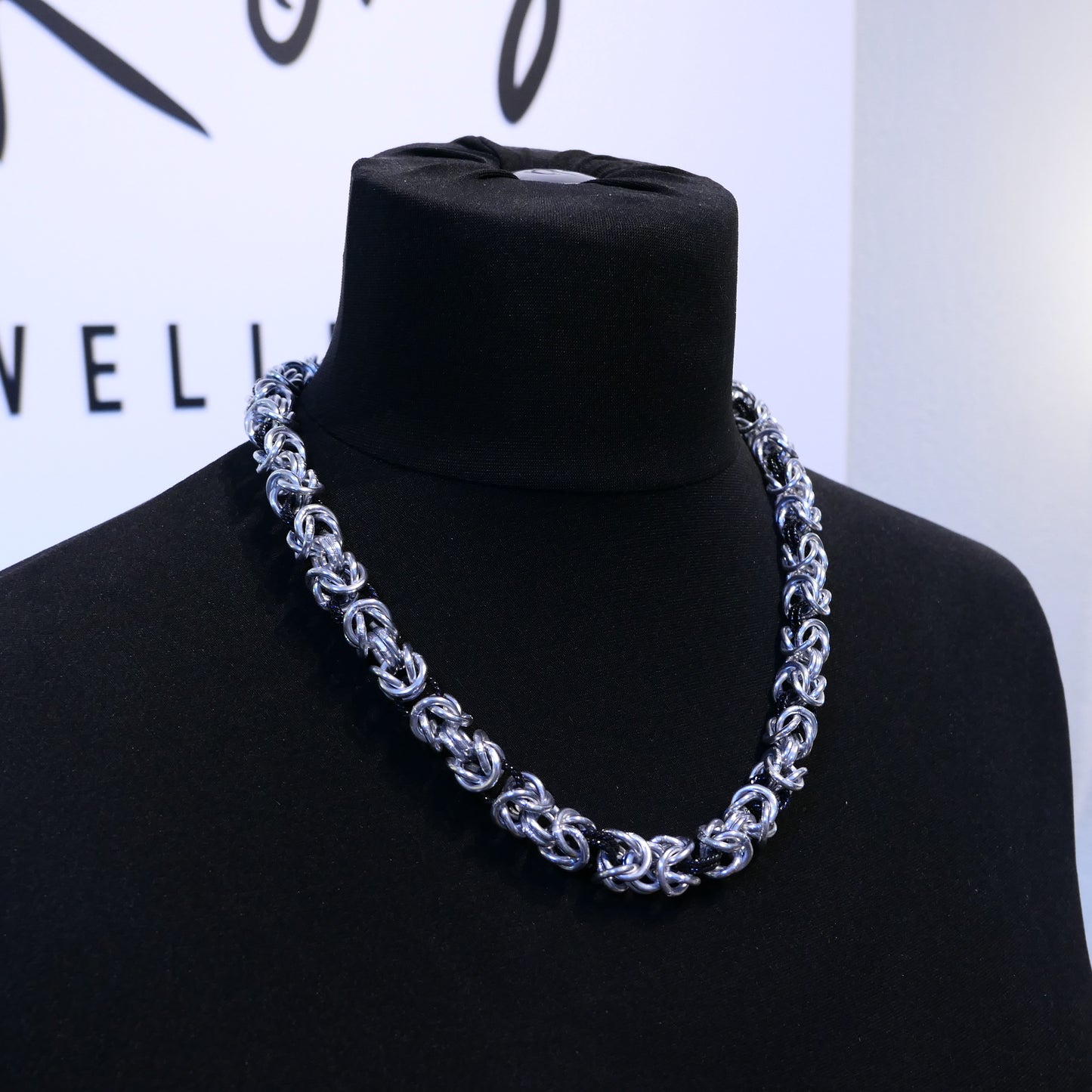 Large Königskette Link Chain Necklace in Aluminium