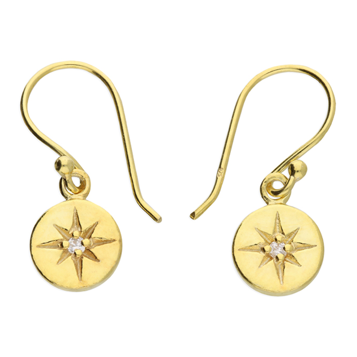 Star Set Victorian Style Earrings