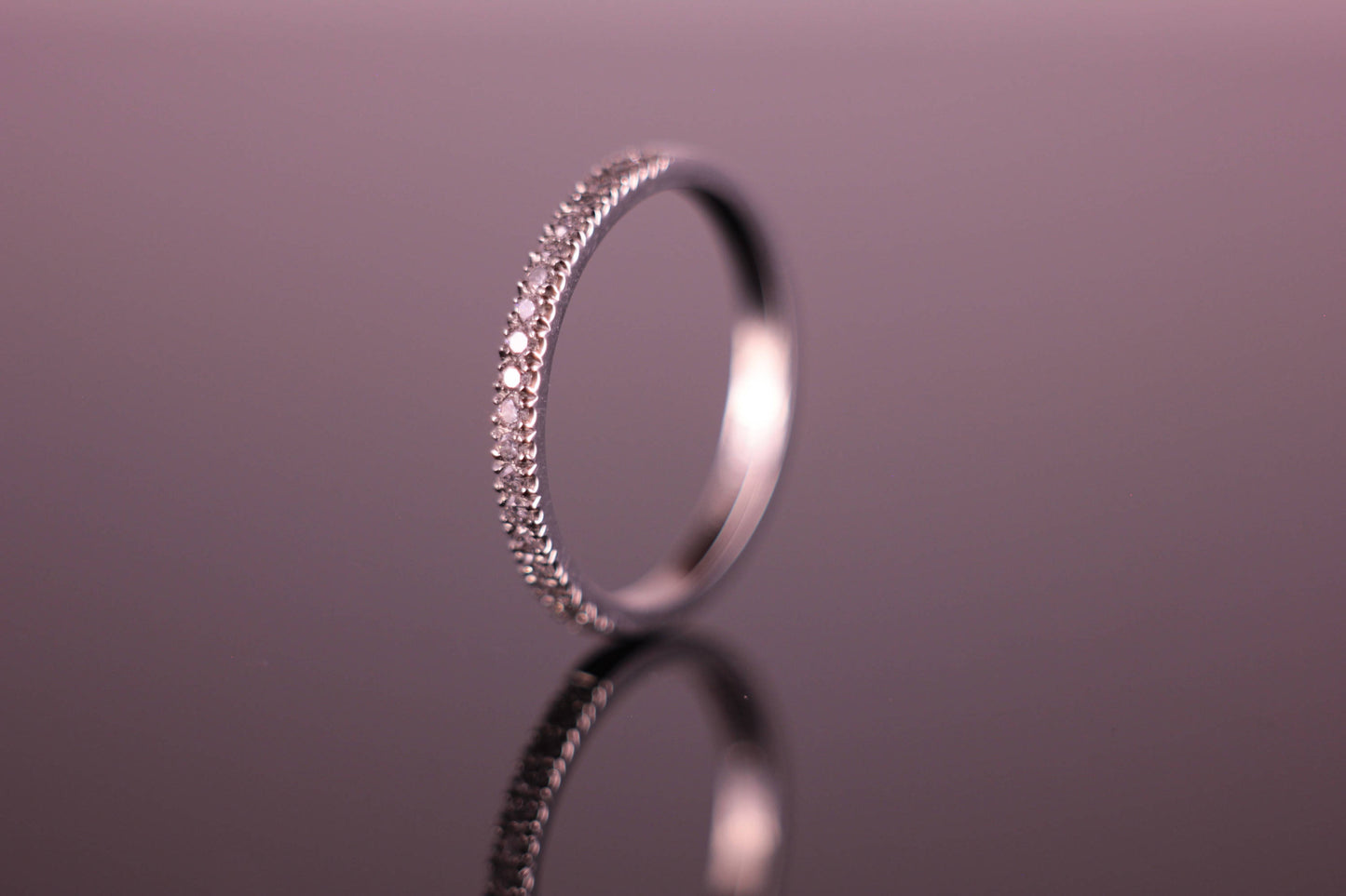 Platinum Half Eternity Ring Fishtail/Castle Set