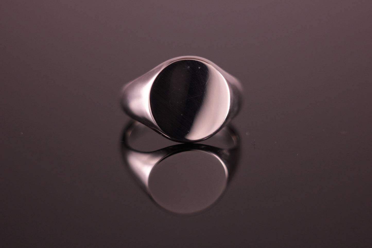13mm Round Head Signet Ring