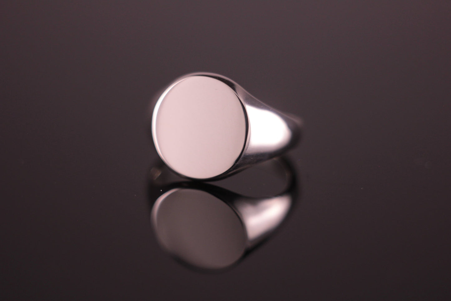 13mm Round Head Signet Ring