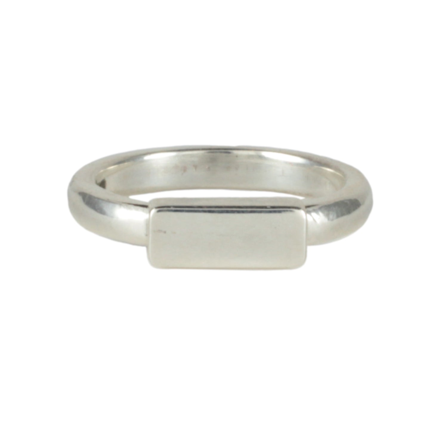 Ancient Greek style rectangular head signet ring