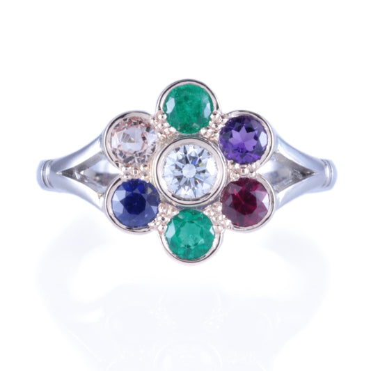 Dearest Ring Daisy Edwardian style in 18ct