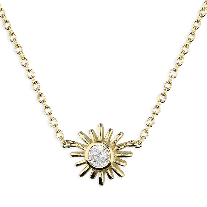 Small Sun Pendant Yellow