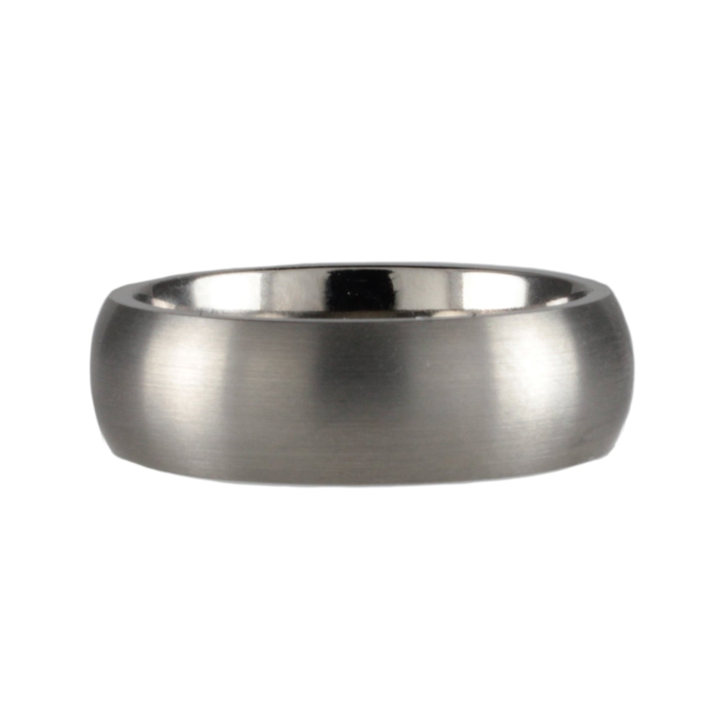 Plain 6mm Titanium Band Satin Finish