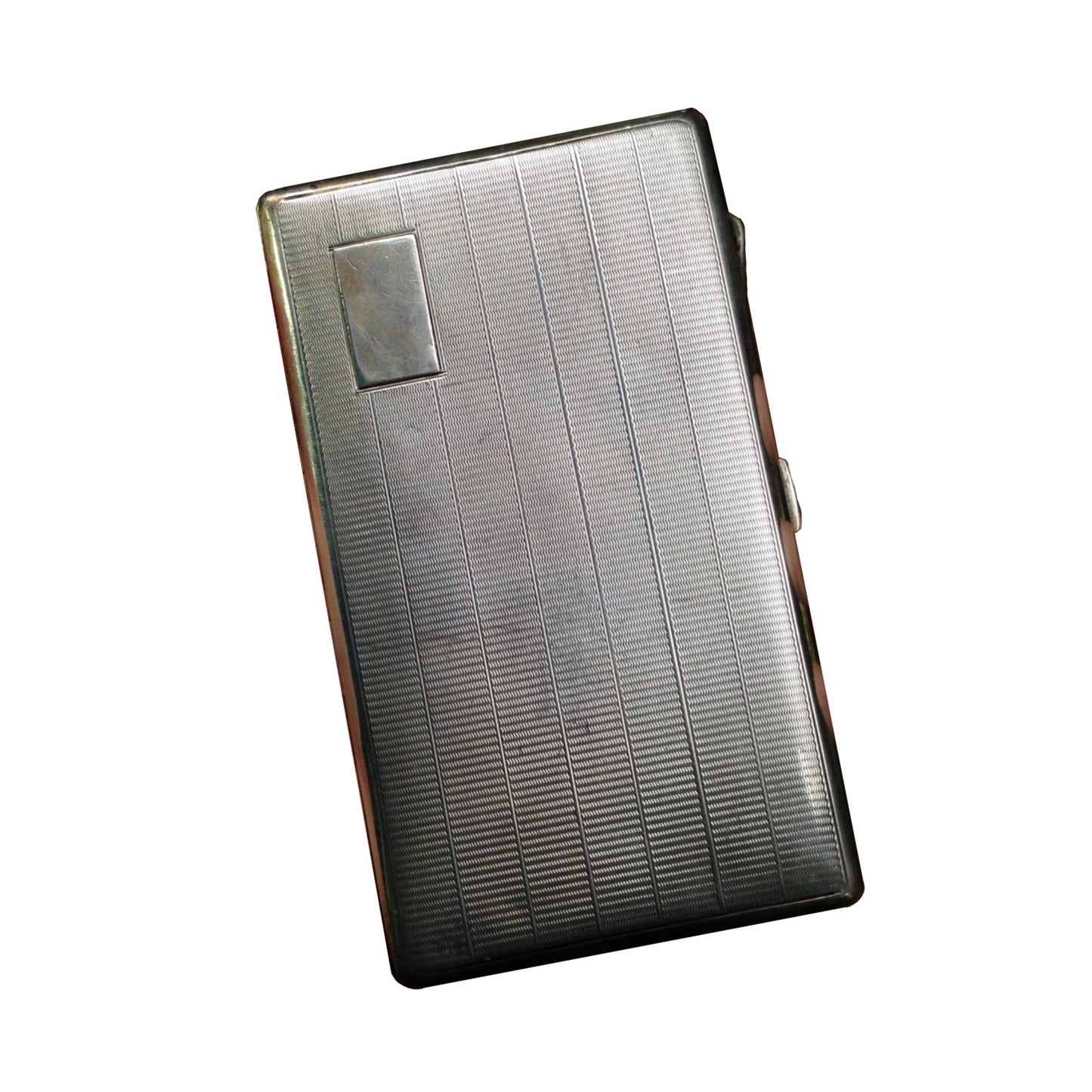 1945 Cigarette Case / Tin / Box / Holder Sterling Silver 925 Vintage Silverware