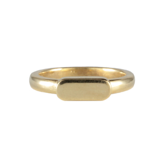 'Pathva' Gold Etruscan Style Blank Head Ring C7-6th BCE