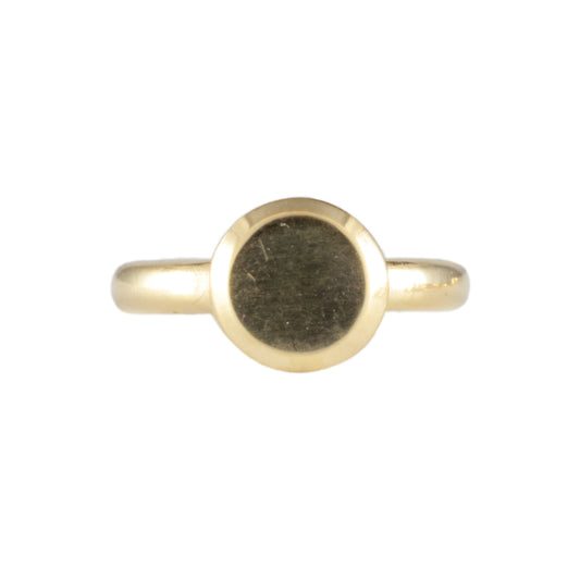 22ct Gold Byzantine Style Round Head Ring C6th BCE