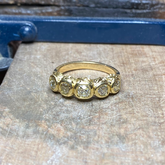 Re-Make of a Victorian 5-Stone Ring