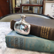 Load image into Gallery viewer, Silver Edwardian Antique c.1906 Chester Hip Flask Short