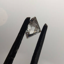 Load image into Gallery viewer, Diamond Side view held in tweezer 10x loupe view