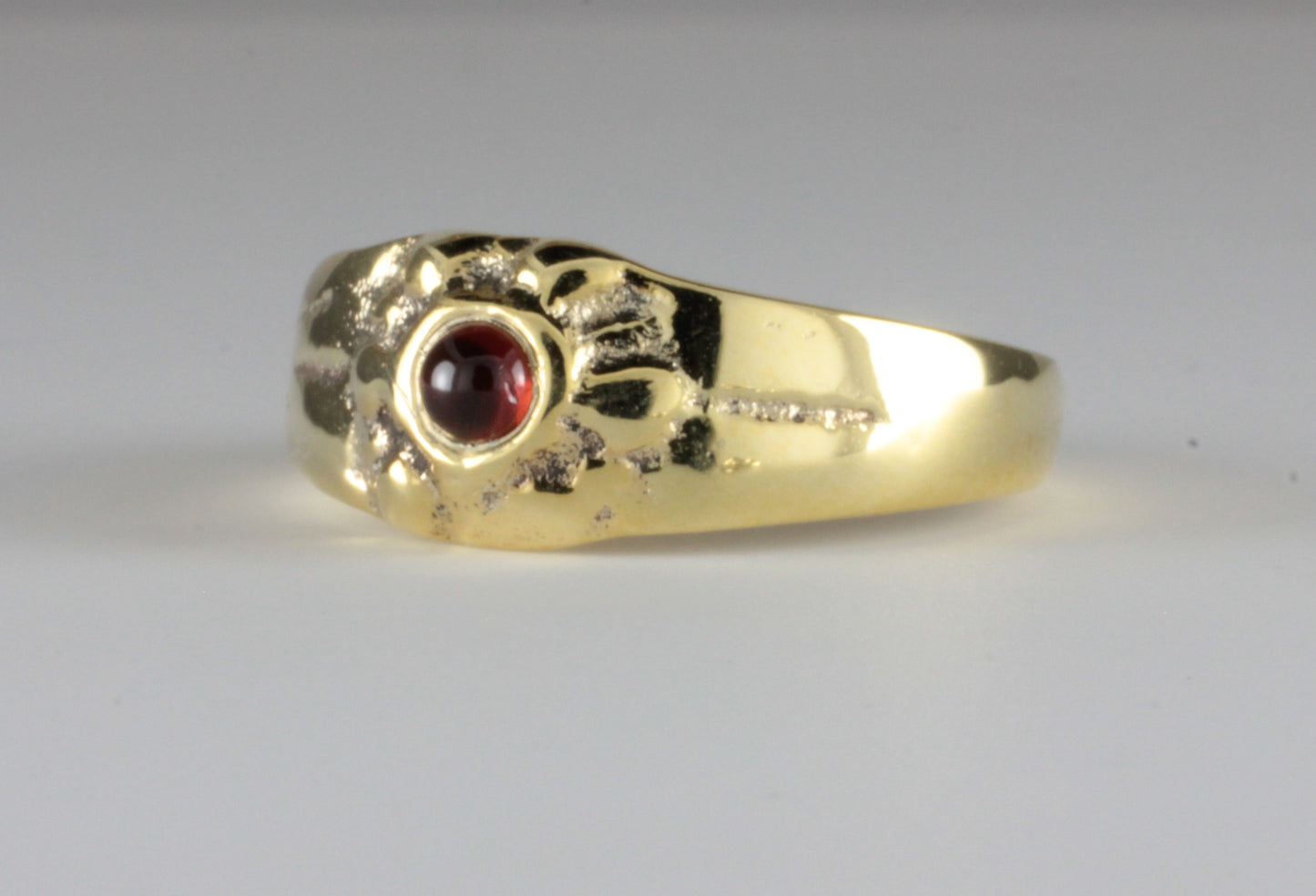 22ct Medieval Garnet Ring