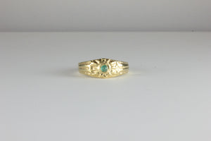 22ct Gold and Emerald Ring