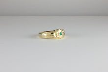 Load image into Gallery viewer, &#39;Sonne&#39; Medieval style 22ct Gold and Emerald Sunburst Ring