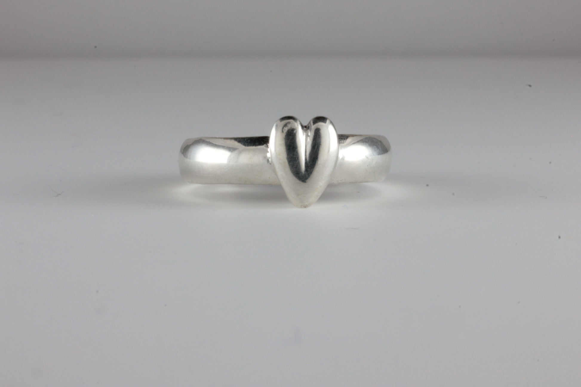 'Cordis' Medieval style Heart Ring Silver C15th