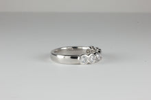 Load image into Gallery viewer, 1.00ct total Rub over Diamonds Eternity Ring
