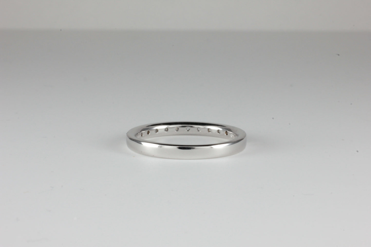 Platinum Eternity Art Deco Style Ring 0.33ct Baguette Cut Diamonds