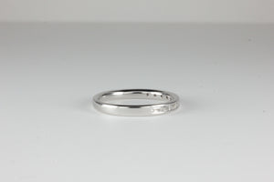 Platinum Eternity Art Deco Style Ring 0.33ct Baguette Cut Diamonds
