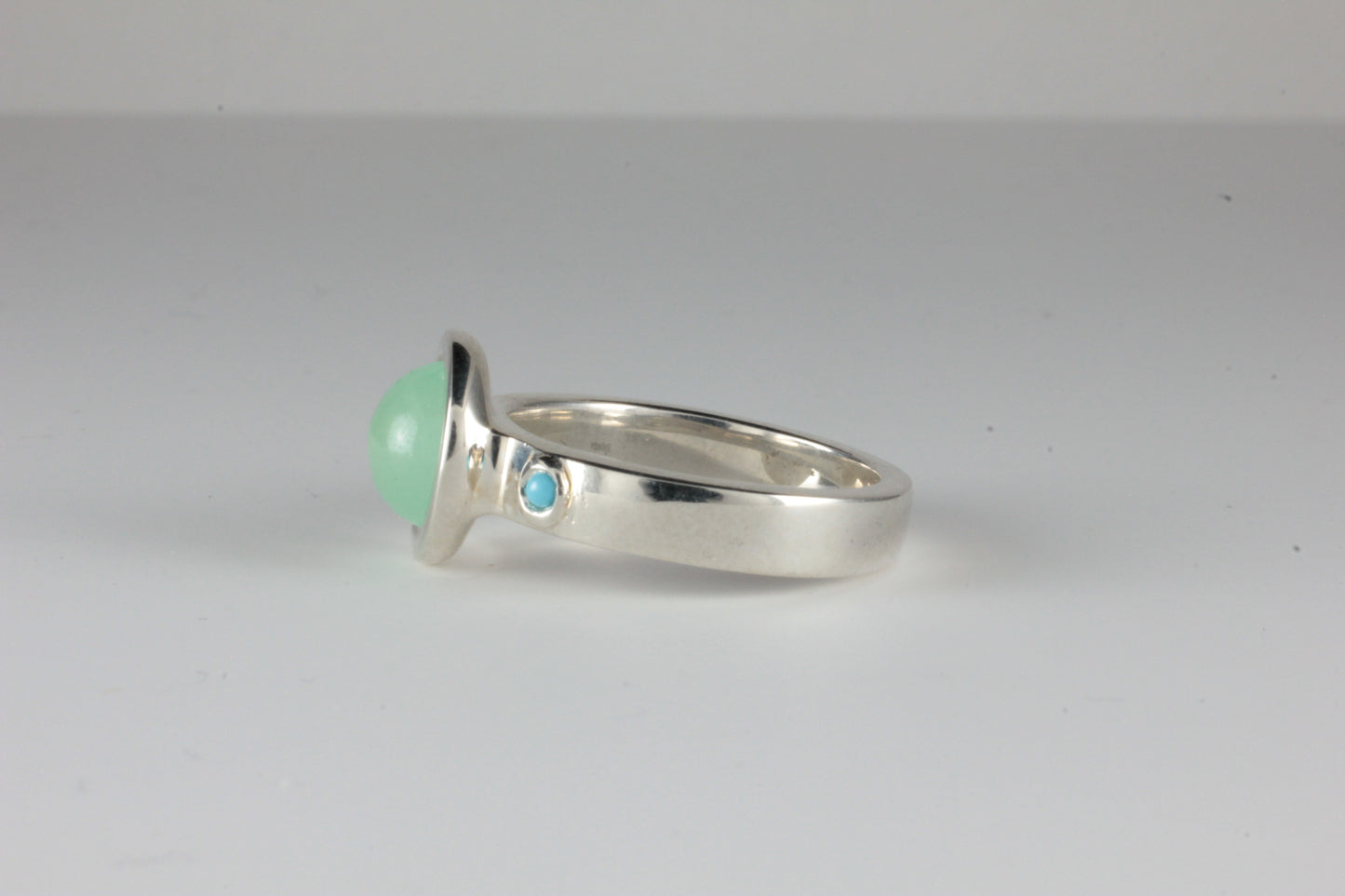  Chrysoprase & Turquoise ring