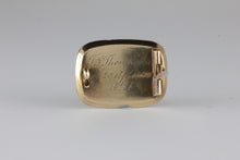 Load image into Gallery viewer, Antique Mourning brooch c.1828 memento mori pin