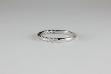 Load image into Gallery viewer, 0.25ct total Rub over with Milgrain Diamonds Wedding / Eternity Band