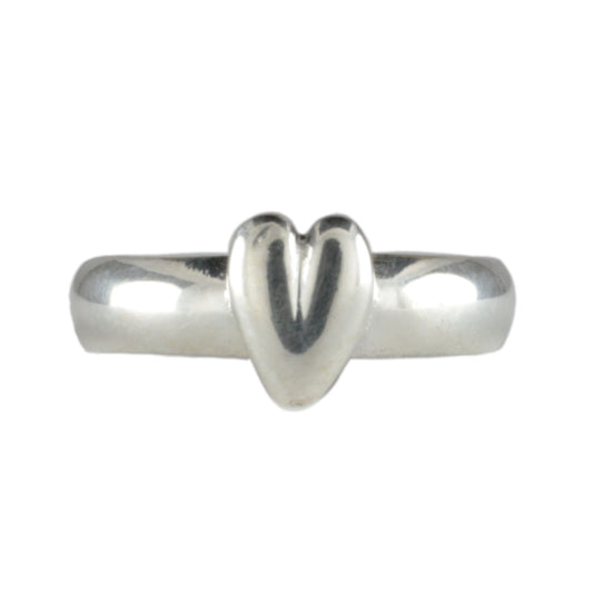 'Cordis' Medieval style Heart Ring Silver C15th