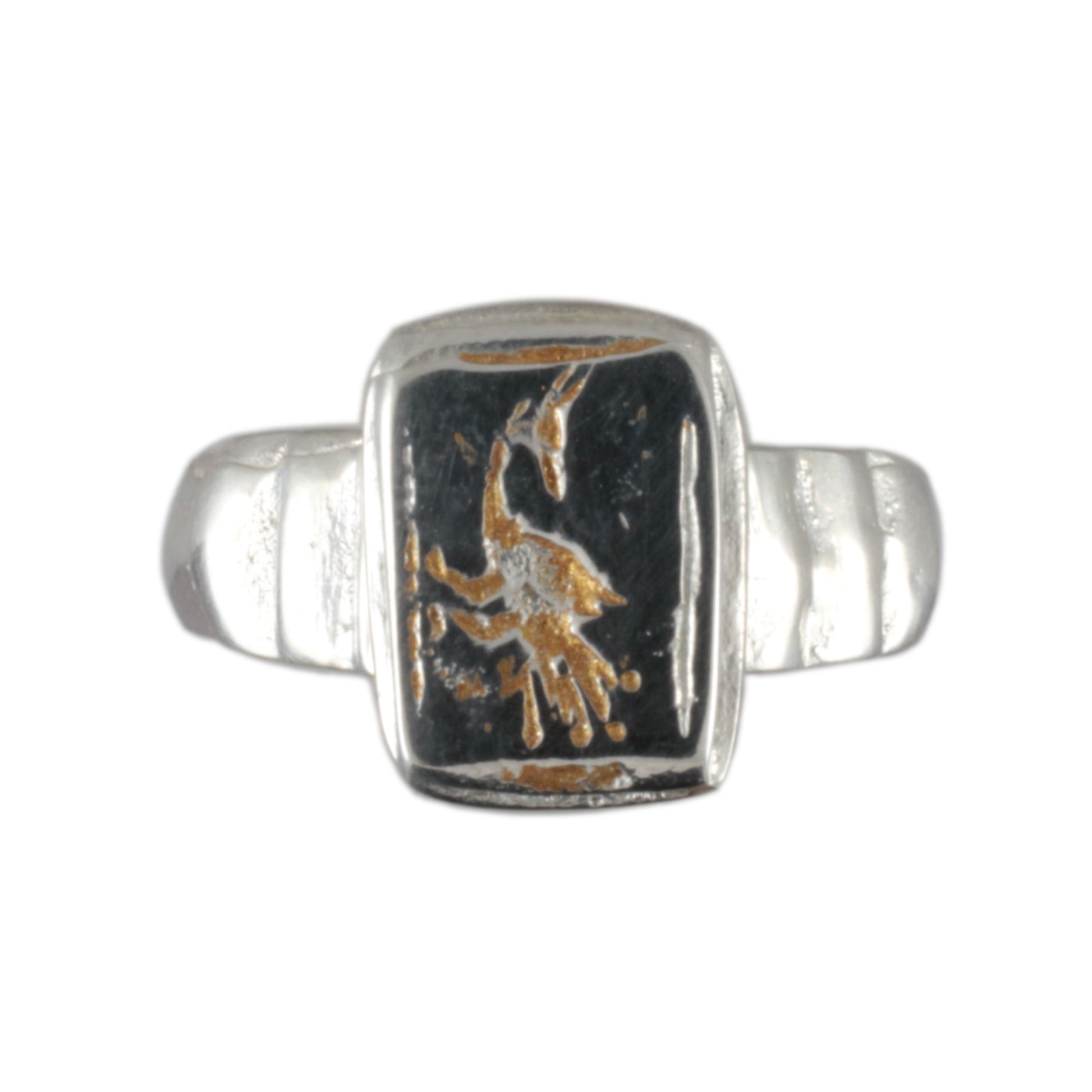 'Vernatio' Phoenix Roman c.400AD Style Ring Silver