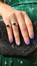Load image into Gallery viewer, Ruben Konig jewellery- &#39;Nida&#39; Georgian style Oval Onyx Cabochon Ring