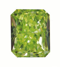 Load image into Gallery viewer, 0.36ct Fancy Vivid Greenish Yellow Loose Diamond Radiant Cut