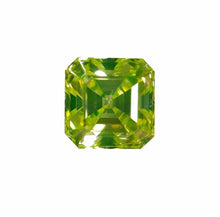 Load image into Gallery viewer, 0.26ct Fancy Greenish Yellow Loose Diamond Asscher Cut
