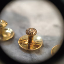 Load image into Gallery viewer, 9ct Gold Edwardian Antique Dress Studs Set c.1904 Chester