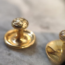 Load image into Gallery viewer, 9ct Gold Edwardian Antique Dress Studs Set c.1904 Chester
