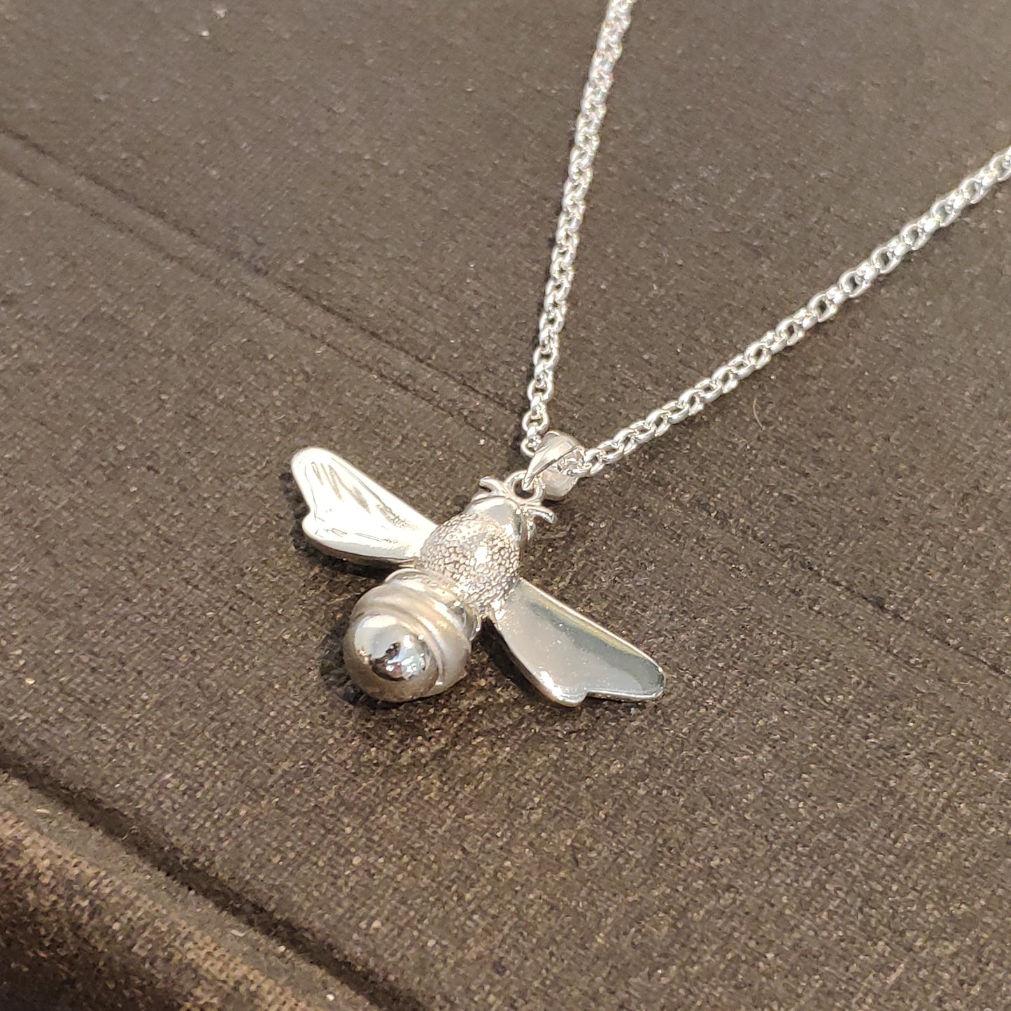 Sterling Silver Bee Pendant