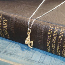 Load image into Gallery viewer, Sterling Silver Gold Plated Cheeky monkey Pendant
