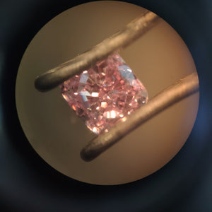0.16ct Loose Fancy Pink Diamond GIA Cushion Cut