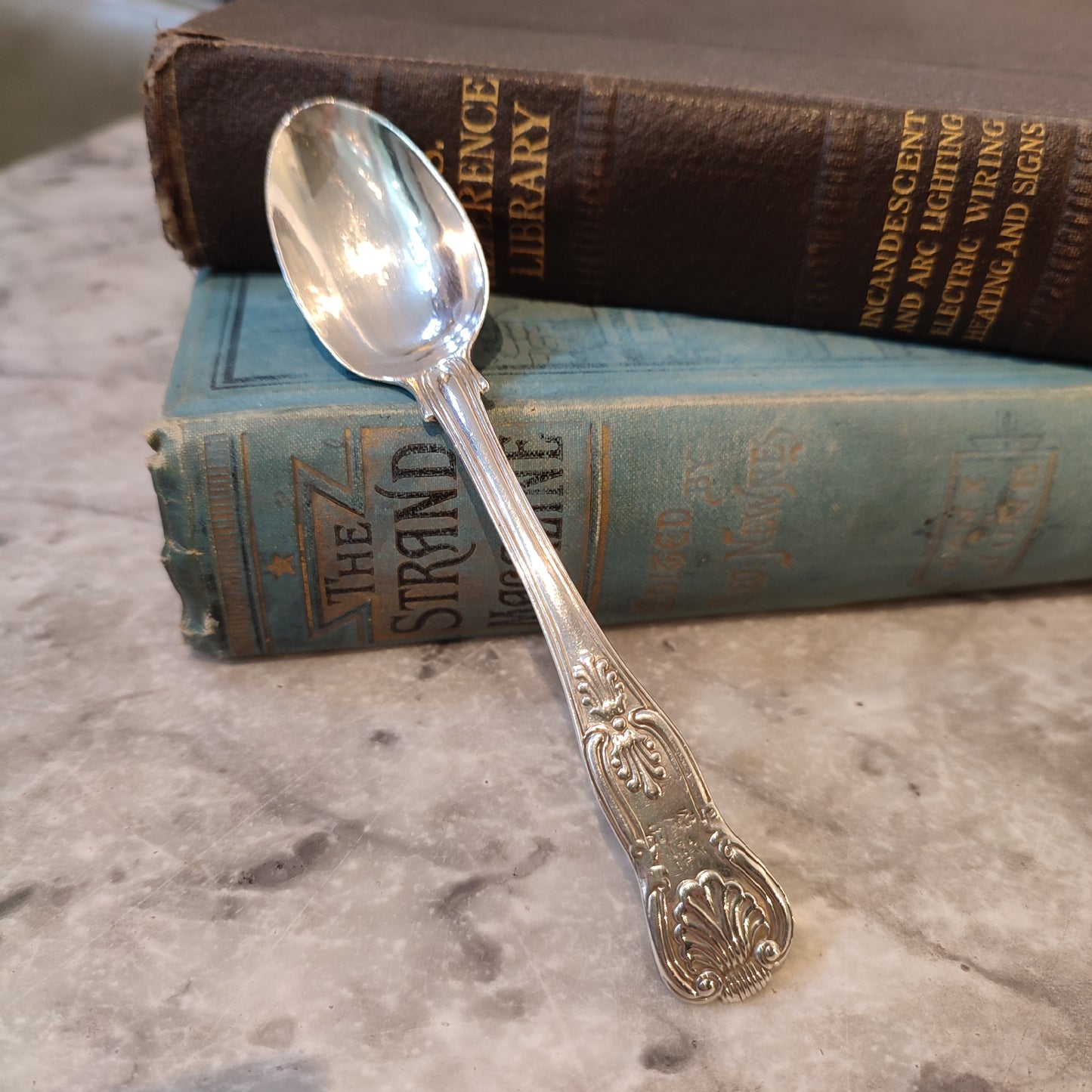 c.1870 Hallmarked Silver Victorian Teaspoon by George Adams Silverware