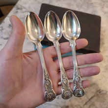 Load image into Gallery viewer, c.1839 Antique Hallmarked Silver Early Victorian Teaspoons by John and Henry Lias