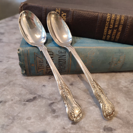 c.1847 Hallmarked Silver Early Victorian Teaspoons by John and Henry Lias  Silverware