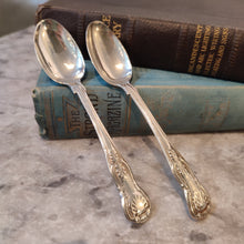 Load image into Gallery viewer, c.1847 Antique Hallmarked Silver Early Victorian Teaspoons by John and Henry Lias