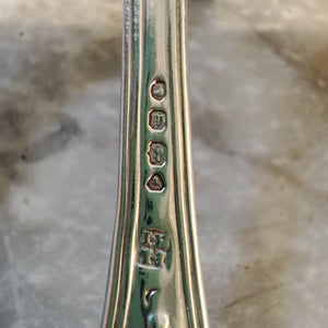 c.1847 Antique Hallmarked Silver Early Victorian Teaspoons by John and Henry Lias