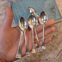 Load image into Gallery viewer, Hallmarked Silver c.1934 Art Deco Teaspoons by Atkins Brothers