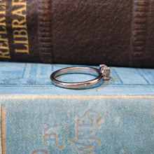 Load image into Gallery viewer, 18ct White Gold Ring &amp; Rose Cut Diamond