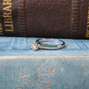 Platinum 0.62ct Diamond Engagement ring