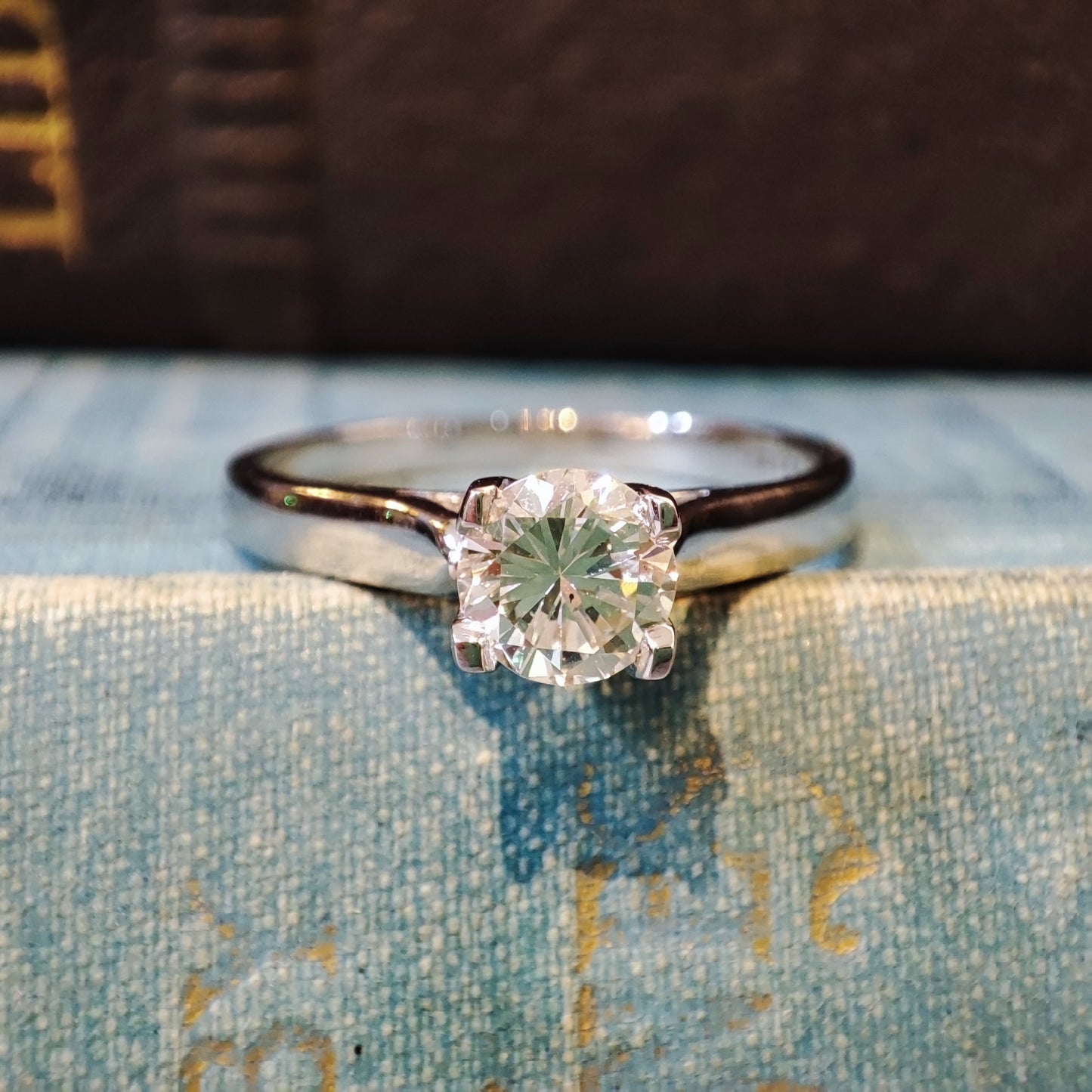 Platinum 0.62ct Diamond Engagement ring