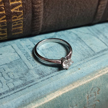 Load image into Gallery viewer, 0.60ct Round Brilliant Cut Diamond set in Platinum with 4-claws North/South/East/West