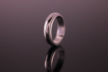 Load image into Gallery viewer, 9ct or 18ct White Gold Milgrain 5mm &#39;D&#39; Profile Wedding Band