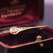 Load image into Gallery viewer, 15ct &amp; Rose cut Diamond set Georgian Cravat Pin