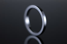 Load image into Gallery viewer, 2mm Flat Wedding Band 18ct White Gold