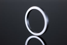 Load image into Gallery viewer, 2mm Flat Wedding Band 18ct White Gold